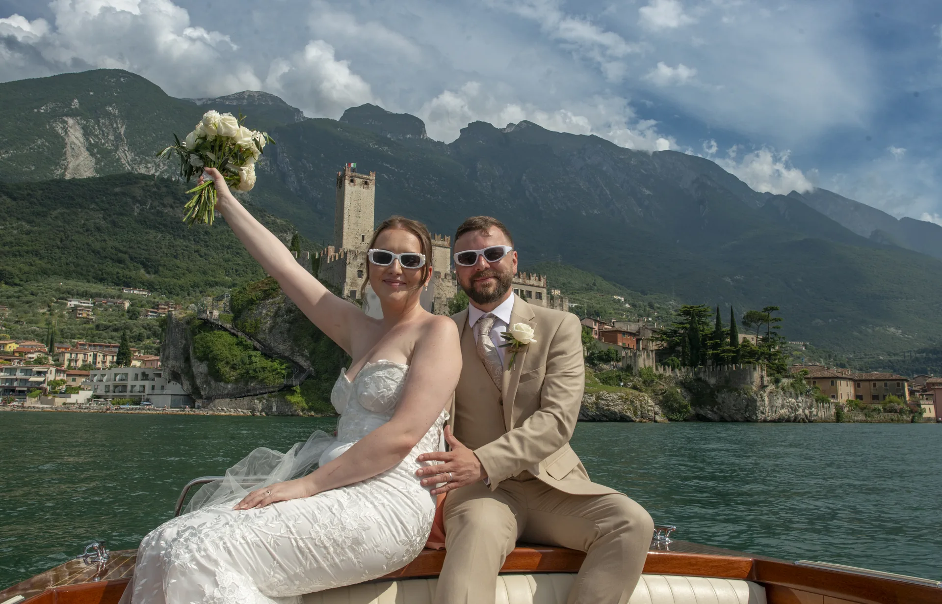 Castello Scaligero wedding photograph 8